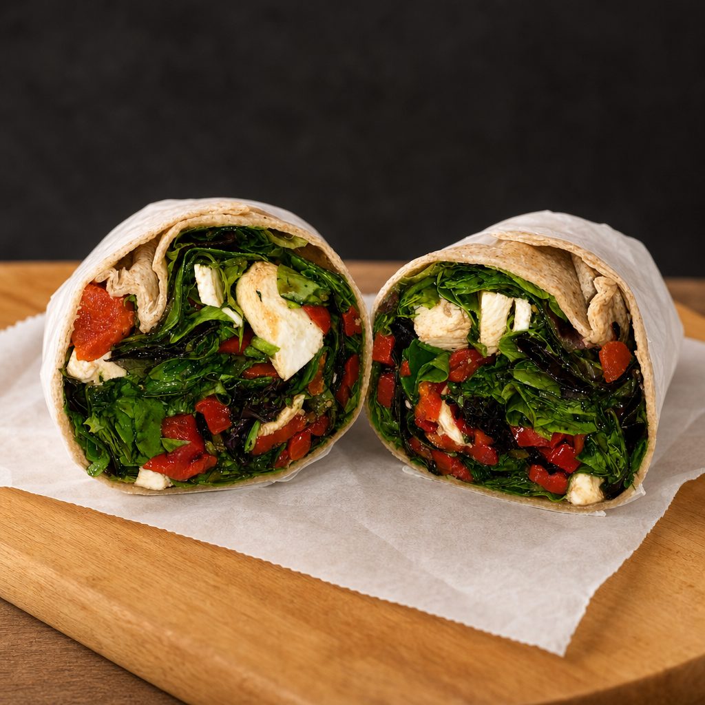 Caprese Wrap (vegetarian).