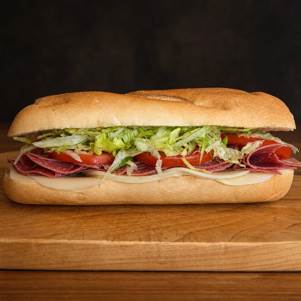 9. Imported Salami and Provolone Cheese.